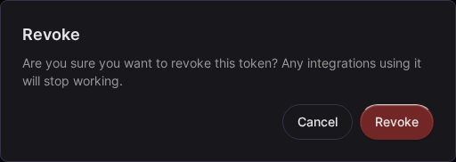 Confirm token revocation (Desktop)