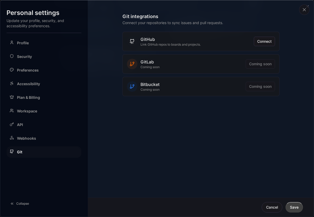 Git integrations (Desktop)